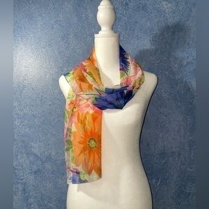 Silk Vintage Floral Diane Von Furstenberg Scarf